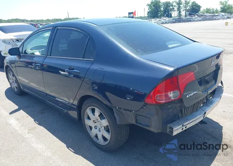 2008 Honda Civic Lx z USA, uszkodzony, nr VIN 2HGFA16598H535112